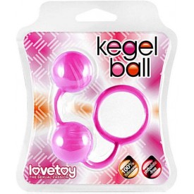 Розовые вагинальные шарики Kegel Ball