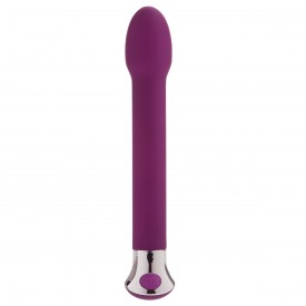 Фиолетовый вибратор Risqué® 10-Function Tulip - 17 см.